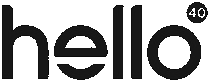 Hello40 transparent logo